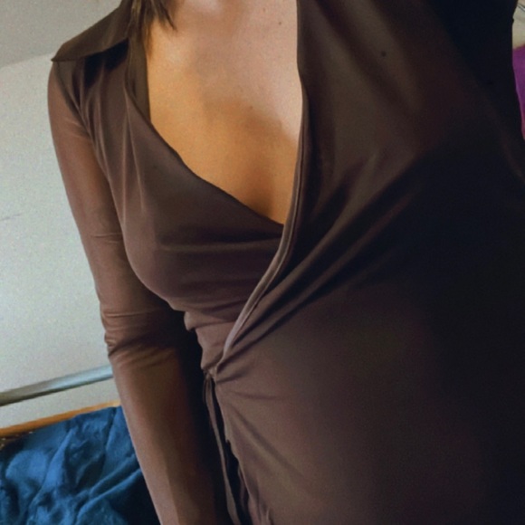 Wrap Mesh Dress - Picture 3 of 3